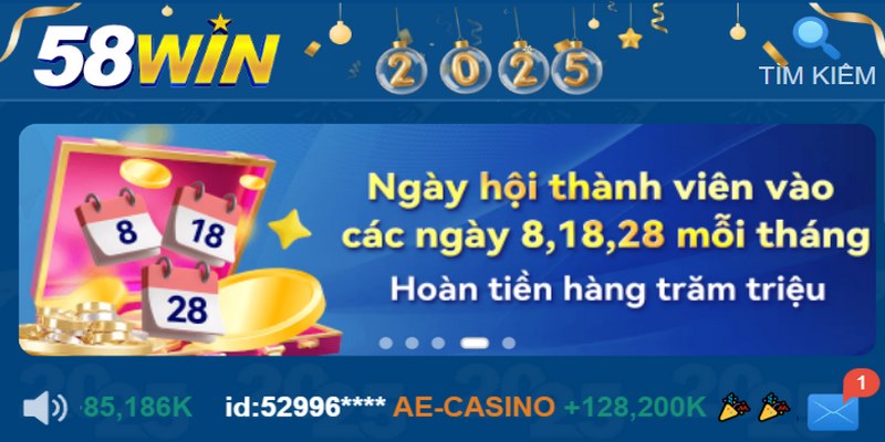 Giới thiệu 58WIN sân chơi sở hữu lượng thành viên đông đảo