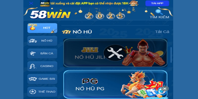 Trước khi đổi thưởng tại 58WIN, anh em cần kiểm tra kết nối mạng ổn định